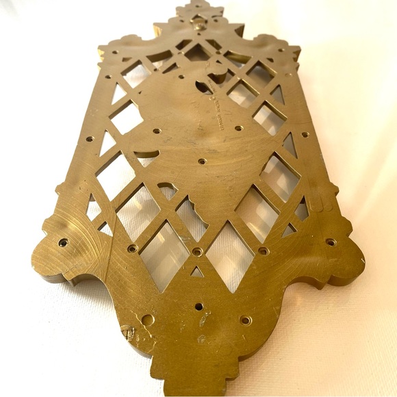 Vintage Hollywood Regency Gold Wall Plaque Decor Hanging MCM MidMod Maximalism - Picture 6 of 7